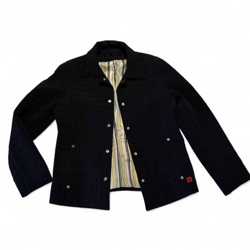 Black Anne Klein elegant quilted blazer coat 🖤